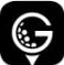 Golf Globe Logo - White